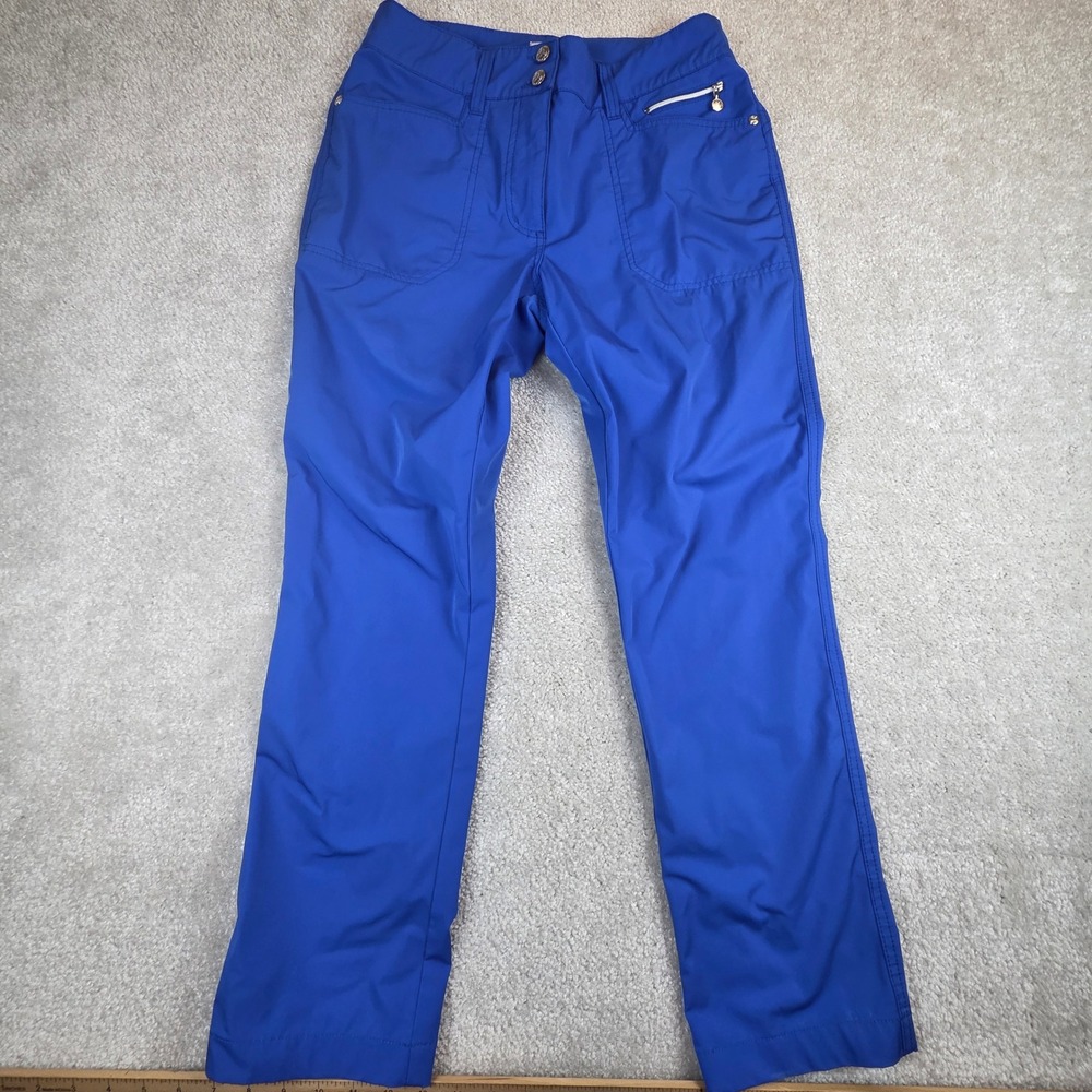 Daily Sports Sweden Womens Royal Blue Golf Pants Size 6 Lightweight Quick Dry